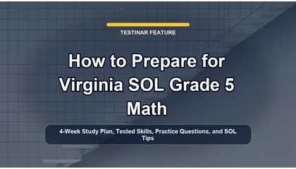 How to Prepare for Virginia SOL Grade 5 Math
