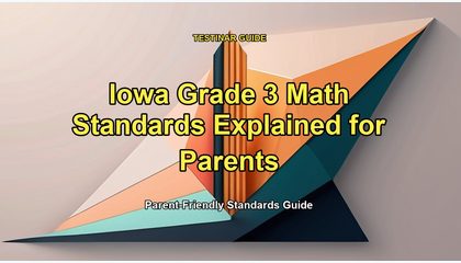 Iowa Grade 3 Math Standards Explained for Parents