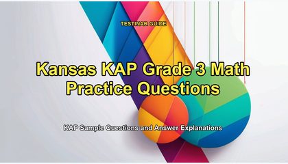 Kansas KAP Grade 3 Math Practice Questions
