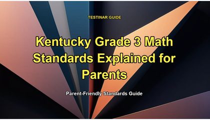 Kentucky Grade 3 Math Standards Explained for Parents
