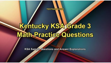 Kentucky KSA Grade 3 Math Practice Questions