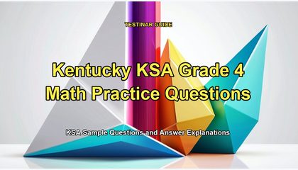 Kentucky KSA Grade 4 Math Practice Questions