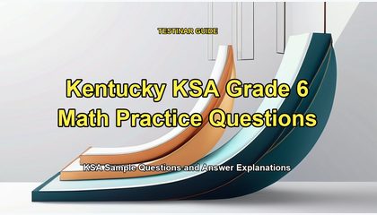 Kentucky KSA Grade 6 Math Practice Questions