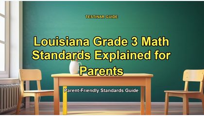 Louisiana Grade 3 Math Standards Explained for Parents