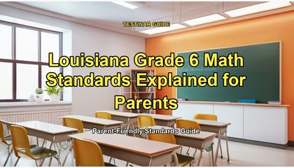 Louisiana Grade 6 Math Standards Explained for Parents