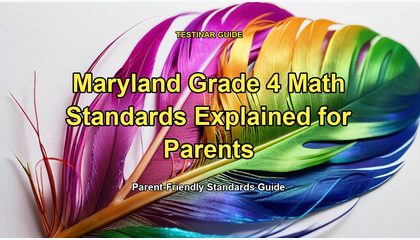 Maryland Grade 4 Math Standards Explained for Parents