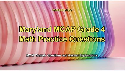 Maryland MCAP Grade 4 Math Practice Questions