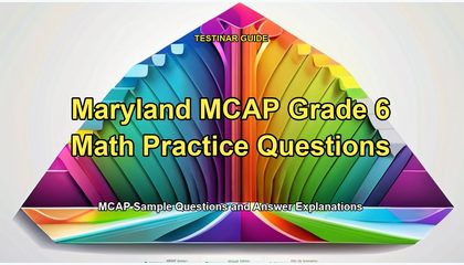 Maryland MCAP Grade 6 Math Practice Questions