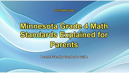 Minnesota Grade 4 Math Standards Explained for Parents