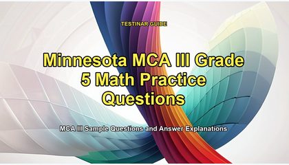 Minnesota MCA III Grade 5 Math Practice Questions
