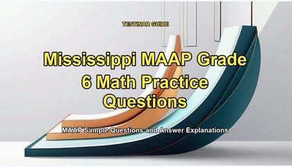 Mississippi MAAP Grade 6 Math Practice Questions
