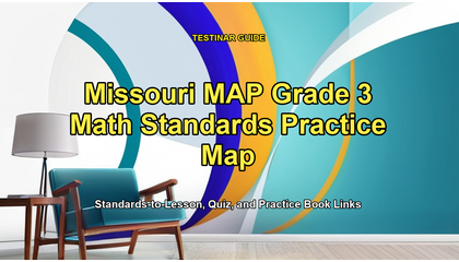 Missouri MAP Grade 3 Math Standards Practice Map
