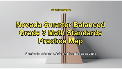 Nevada Smarter Balanced Grade 3 Math Standards Practice Map