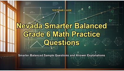 Nevada Smarter Balanced Grade 6 Math Practice Questions