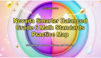 Nevada Smarter Balanced Grade 6 Math Standards Practice Map