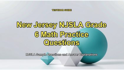 New Jersey NJSLA Grade 6 Math Practice Questions