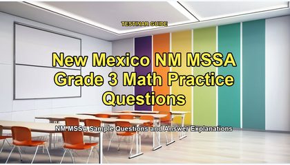 New Mexico NM MSSA Grade 3 Math Practice Questions