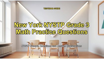 New York NYSTP Grade 3 Math Practice Questions