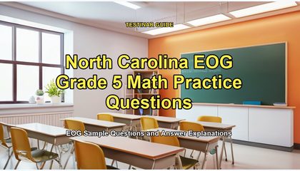 North Carolina EOG Grade 5 Math Practice Questions