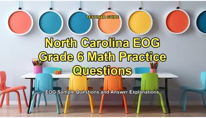 North Carolina EOG Grade 6 Math Practice Questions