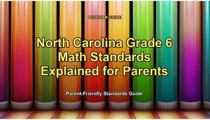 North Carolina Grade 6 Math Standards Explained for Parents