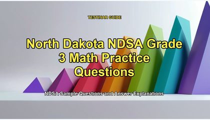 North Dakota NDSA Grade 3 Math Practice Questions