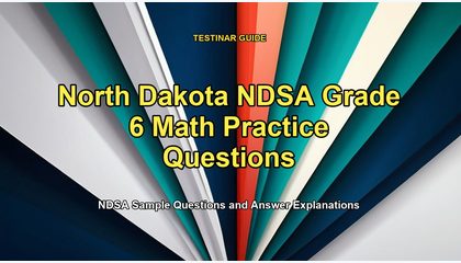 North Dakota NDSA Grade 6 Math Practice Questions