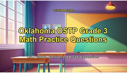 Oklahoma OSTP Grade 3 Math Practice Questions