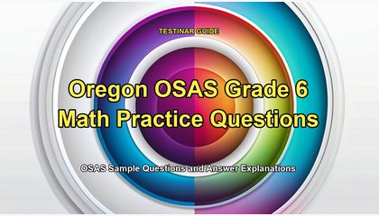 Oregon OSAS Grade 6 Math Practice Questions