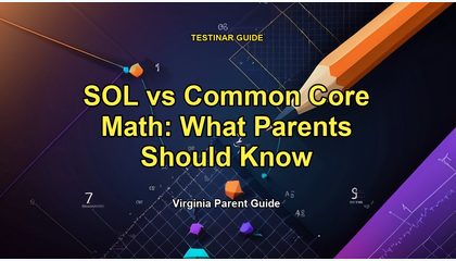SOL vs Common Core Math: What Parents Should Know