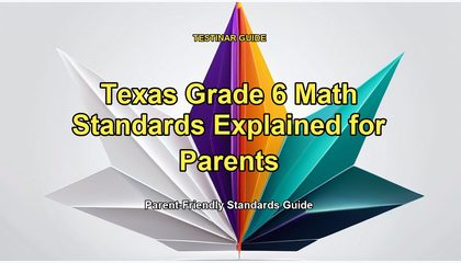 Texas Grade 6 Math Standards Explained for Parents