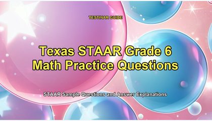 Texas STAAR Grade 6 Math Practice Questions