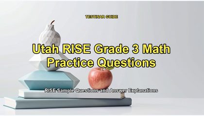 Utah RISE Grade 3 Math Practice Questions
