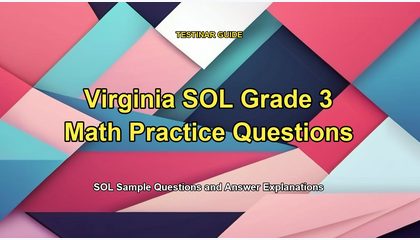 Virginia SOL Grade 3 Math Practice Questions