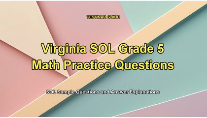 Virginia SOL Grade 5 Math Practice Questions