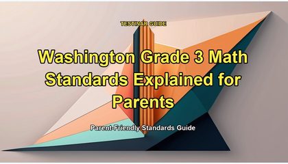 Washington Grade 3 Math Standards Explained for Parents
