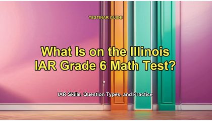 What Is on the Illinois IAR Grade 6 Math Test?