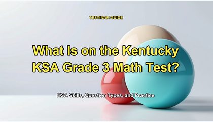 What Is on the Kentucky KSA Grade 3 Math Test?