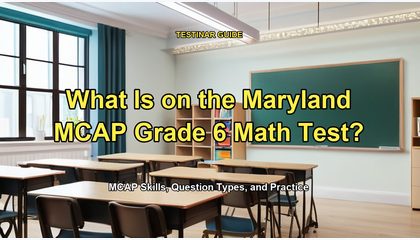 What Is on the Maryland MCAP Grade 6 Math Test?