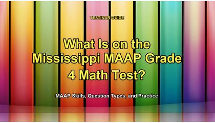 What Is on the Mississippi MAAP Grade 4 Math Test?
