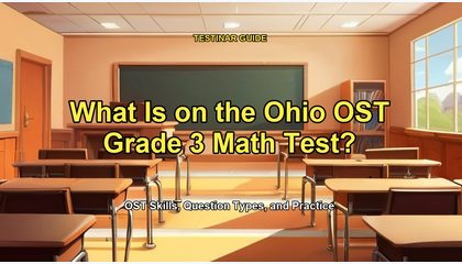What Is on the Ohio OST Grade 3 Math Test?