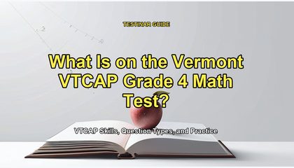 What Is on the Vermont VTCAP Grade 4 Math Test?