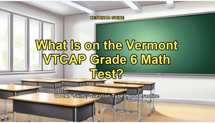 What Is on the Vermont VTCAP Grade 6 Math Test?