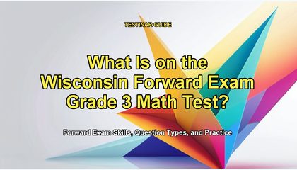 What Is on the Wisconsin Forward Exam Grade 3 Math Test?