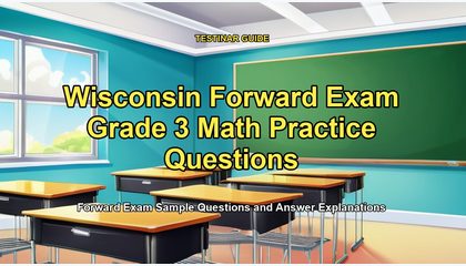 Wisconsin Forward Exam Grade 3 Math Practice Questions