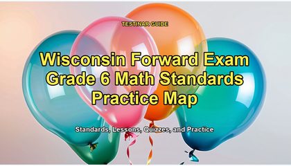 Wisconsin Forward Exam Grade 6 Math Standards Practice Map