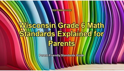 Wisconsin Grade 6 Math Standards Explained for Parents