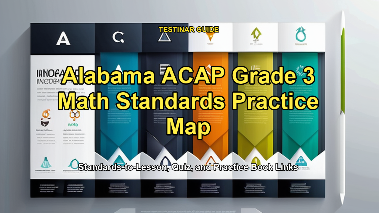 Alabama ACAP Grade 3 Math Standards Practice Map