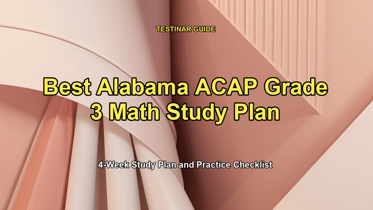 Best Alabama ACAP Grade 3 Math Study Plan