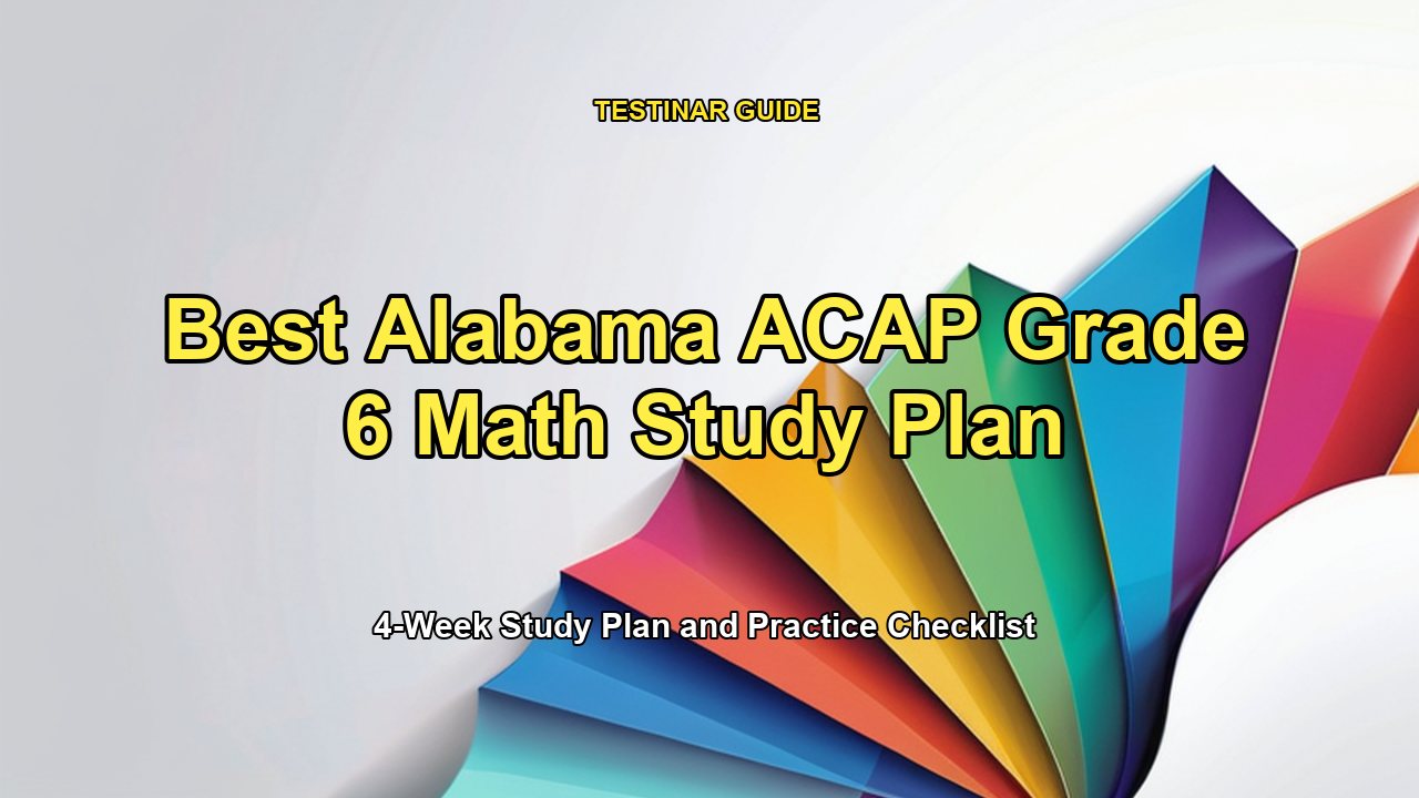 Best Alabama ACAP Grade 6 Math Study Plan
